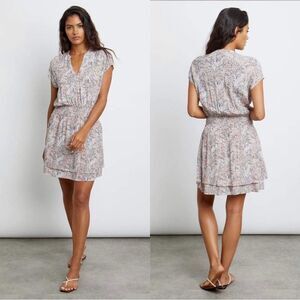 Rails Karla Mini Dress Watercolor Snake Print Size M